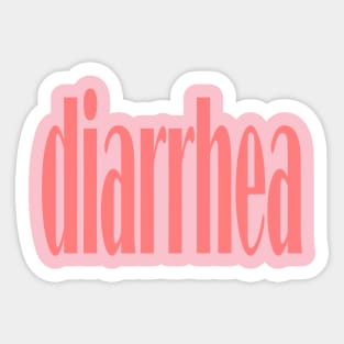 diarrhea Sticker